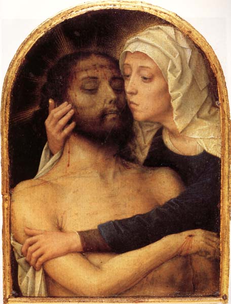 The Virgin Embracing the Dead Christ